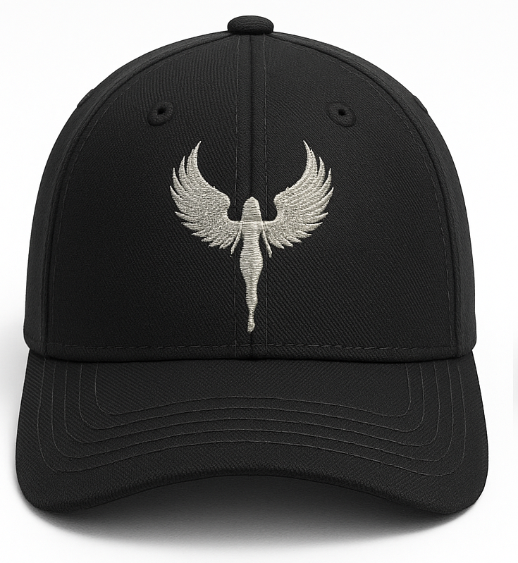 Casquette en coton avec logo DAITENSHI brodé au fil argenté.