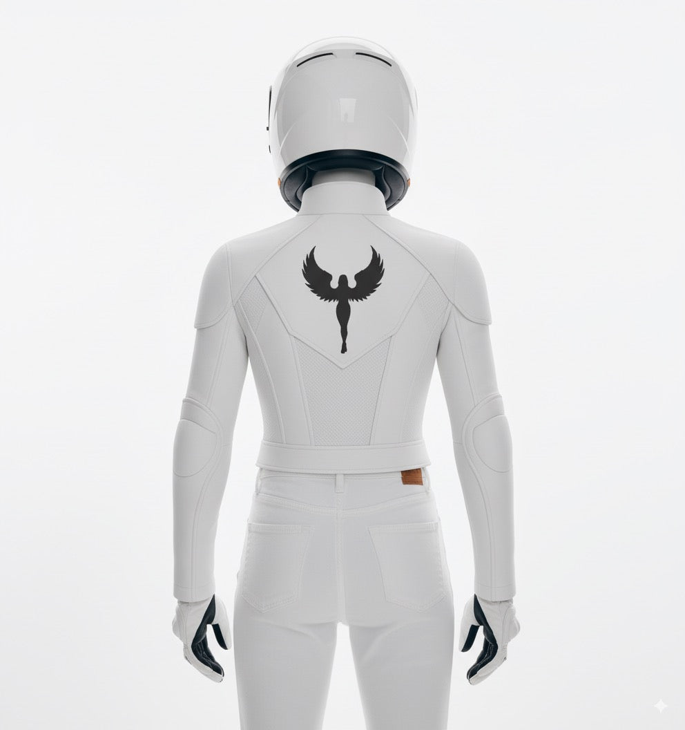 Veste Amaterasu DAITENSHI en Cordura et Mesh blanc. Certifiée CE.