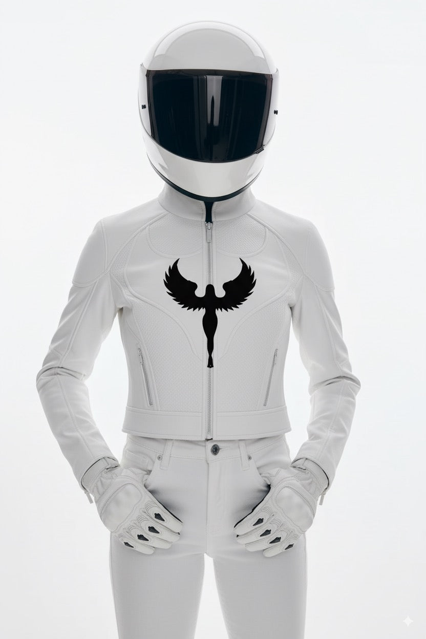 Veste Amaterasu DAITENSHI en Cordura et Mesh blanc. Certifiée CE.