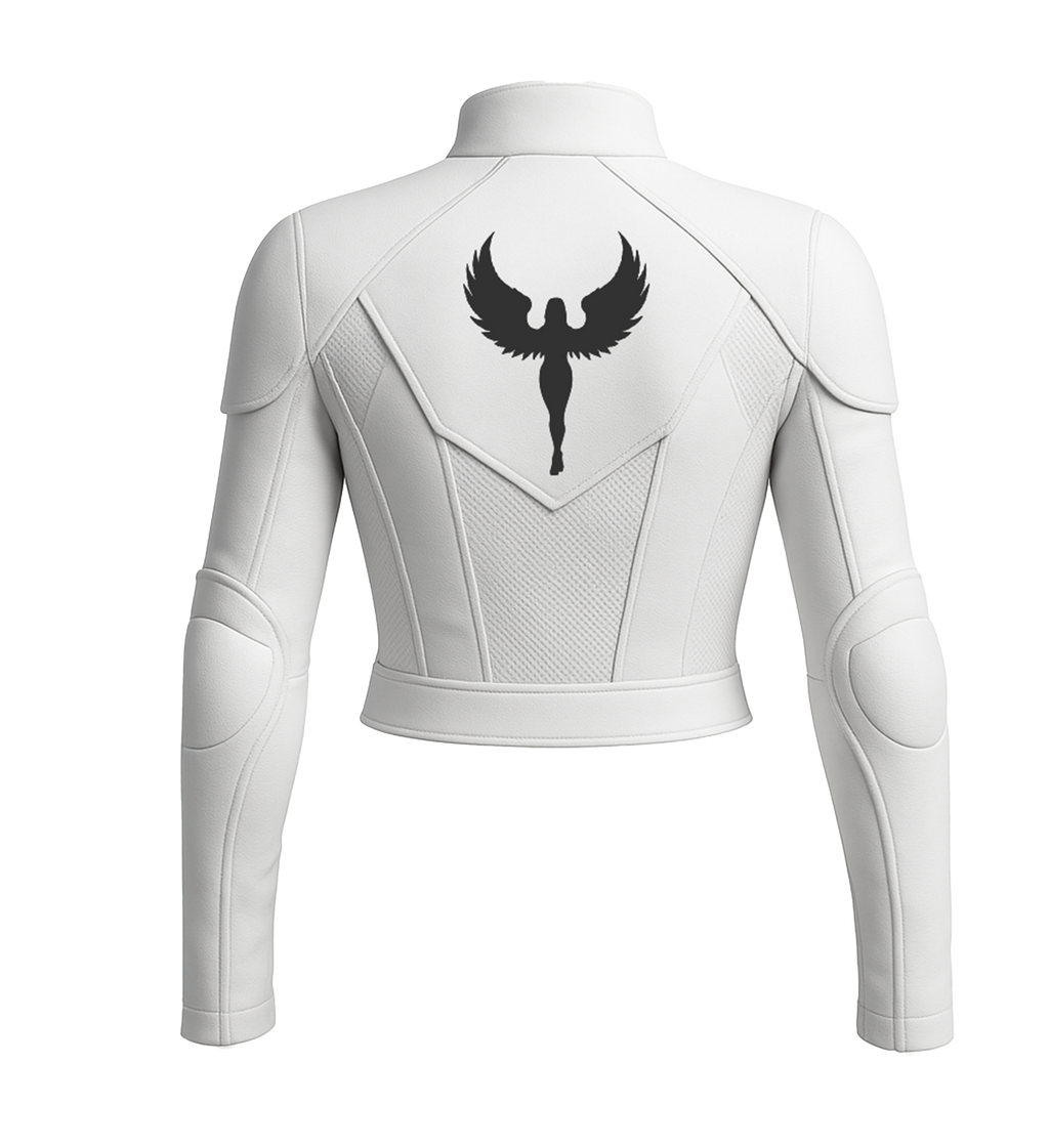 Veste Amaterasu DAITENSHI en Cordura et Mesh blanc. Certifiée CE.