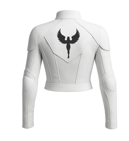 Veste Amaterasu DAITENSHI en Cordura et Mesh blanc. Certifiée CE.