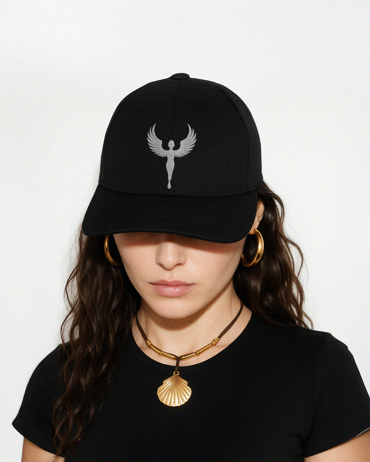 Casquette brodée DAITENSHI noire (devant)