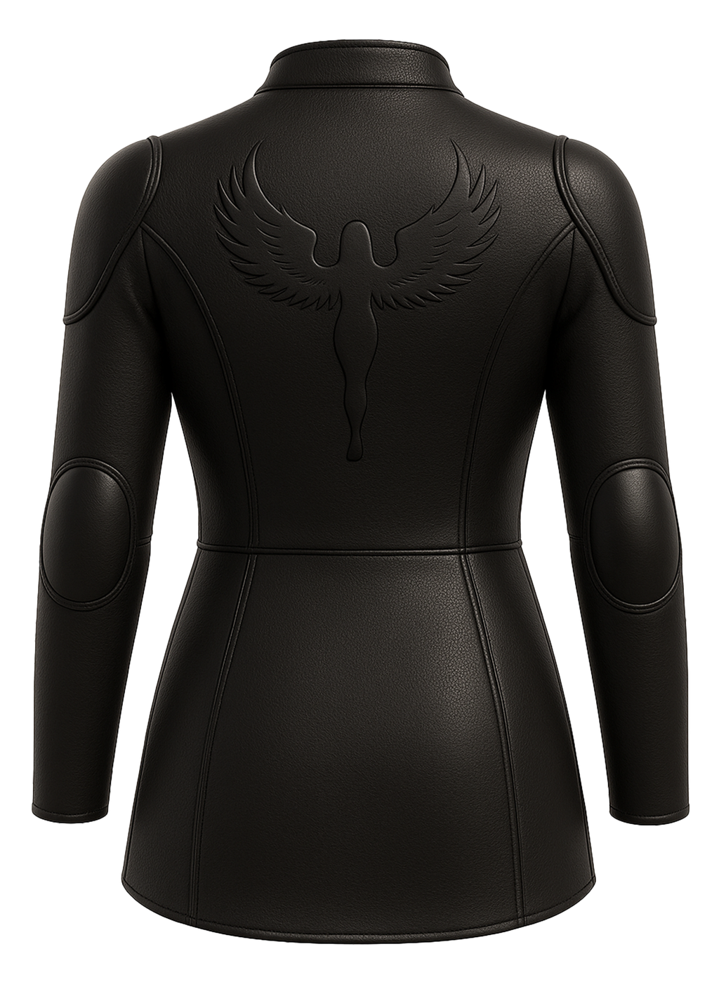 Veste Hachiman DAITENSHI en cuir noir. Certifiée CE.