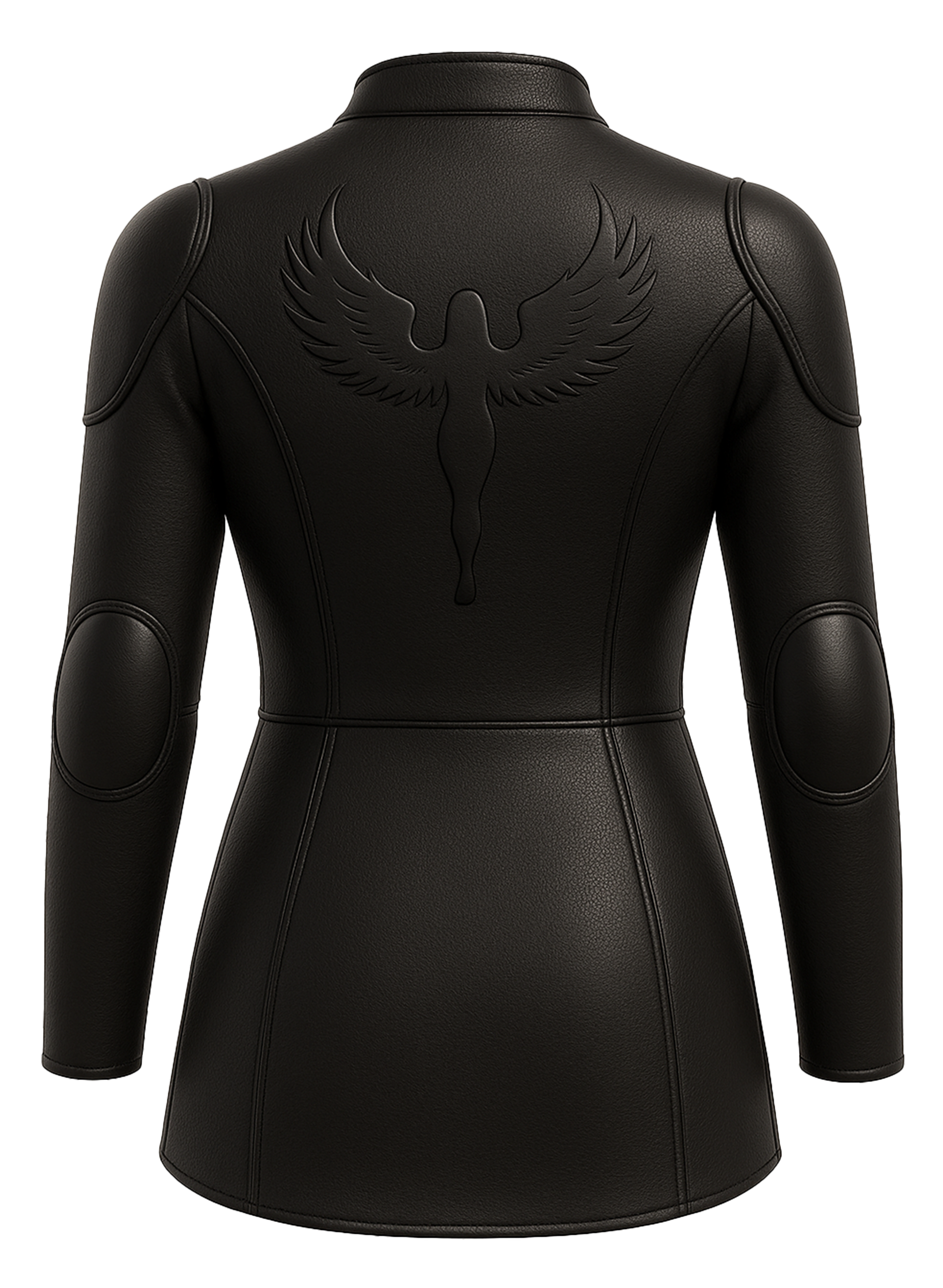 Veste Hachiman DAITENSHI en cuir noir. Certifiée CE.