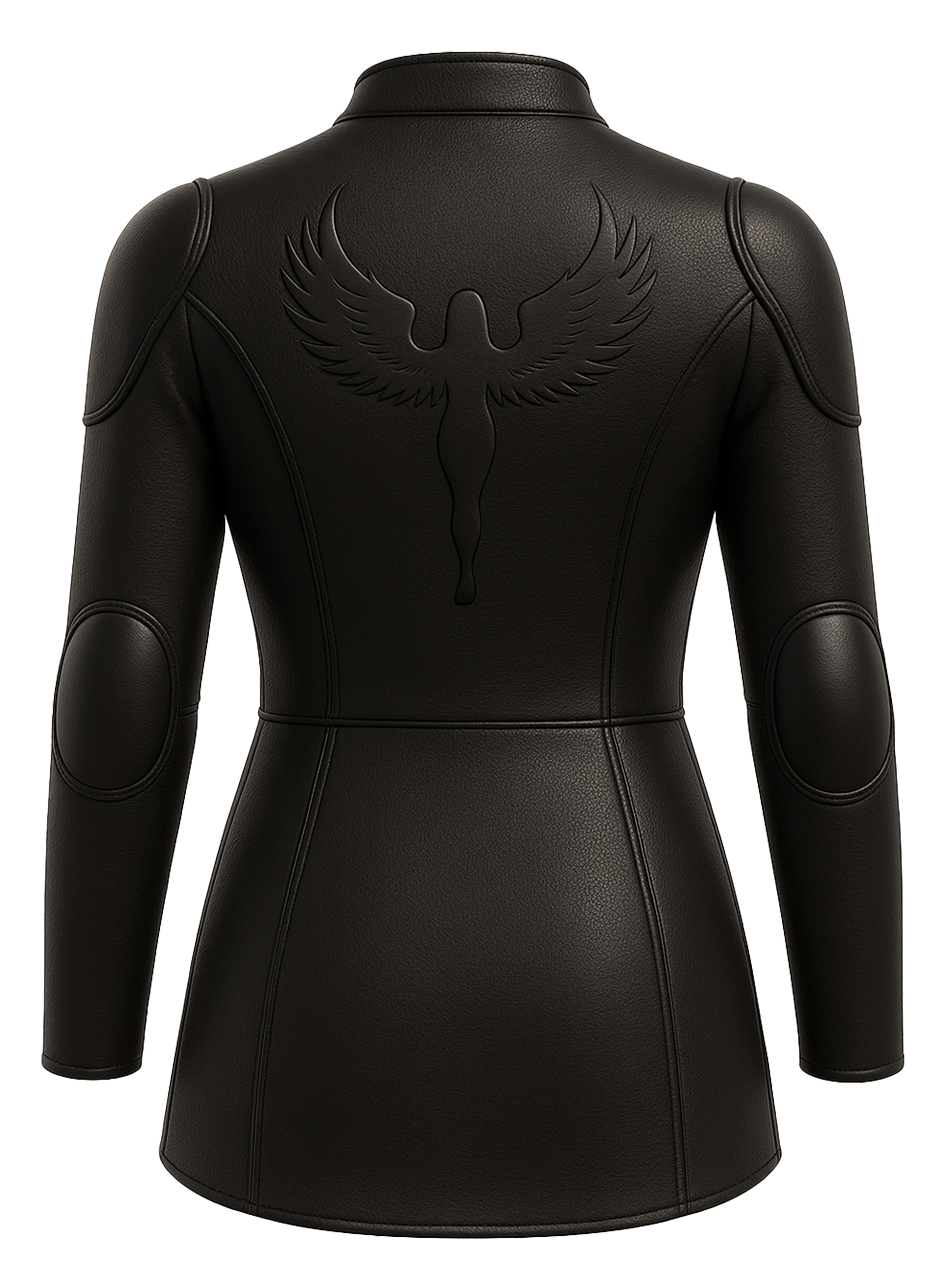 Veste Hachiman DAITENSHI en cuir noir. Certifiée CE.