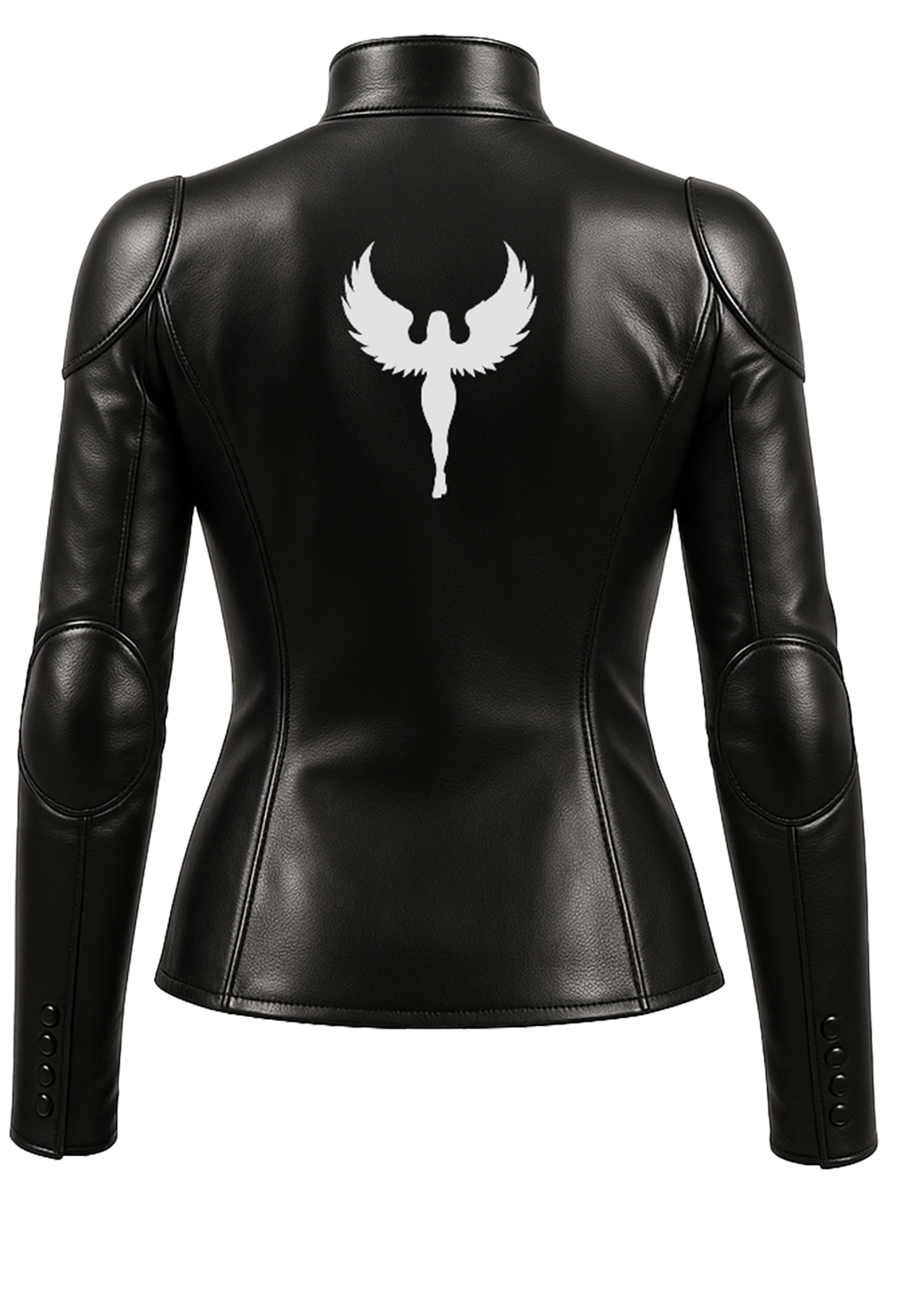 Veste Izanami DAITENSHI en cuir noir. Certifiée CE.
