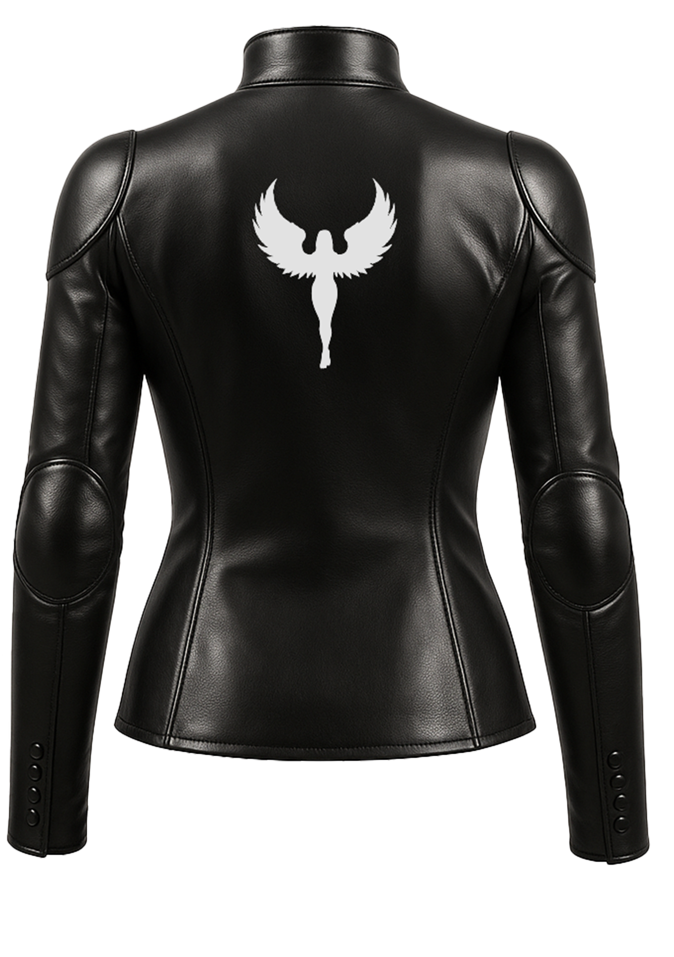 Veste Izanami DAITENSHI en cuir noir. Certifiée CE.