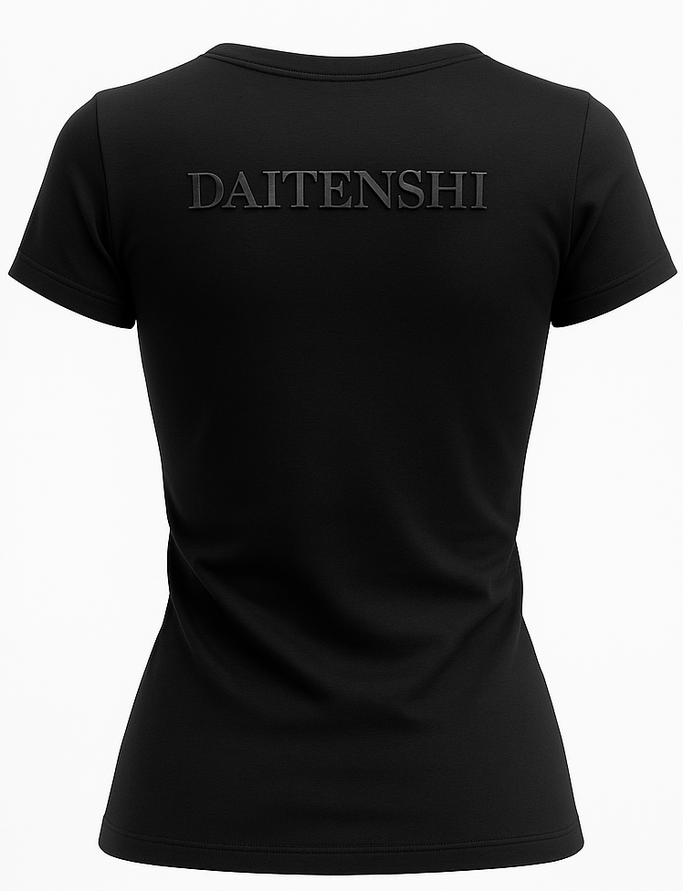 T-shirt DAITENSHI en coton avec broderie du nom au dos (dos).